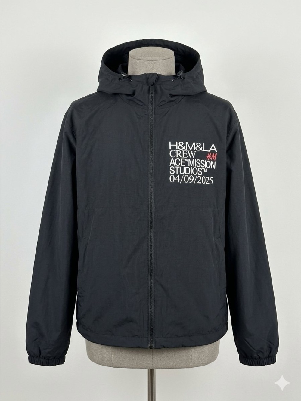 H&M x LA Crew Ace Mission Studios Windbreaker L